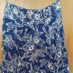 ITEM DONATED Batiked print skirt